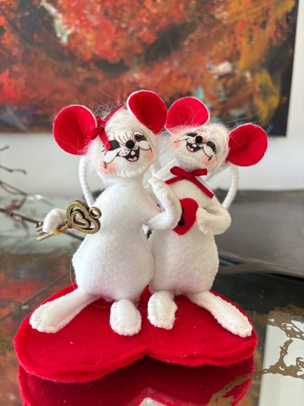 Annalee 2008 Valentineβs Day Mice Key To My Heart